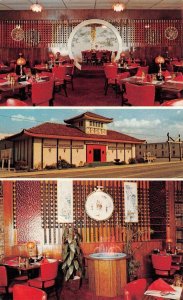 Ocean City, MD Maryland  SAMOA CHINESE RESTAURANT & Interior  ROADSIDE  Postcard