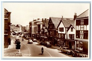 Taunton Somerset England Postcard Business Area Fore Street c1940's RPPC Photo