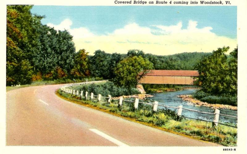 VT - Woodstock. Covered Bridge 