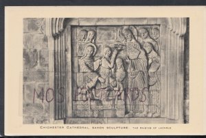 Sussex Postcard - Chichester Cathedral, Saxon Sculpture    RS17604