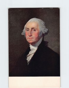 Postcard George Washington By G. Stuart, The Huntington, San Marino, California