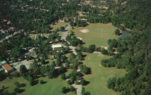 Vintage Postcard Overton Wooden Park Center Of Memphis Tennessee Bluff City News