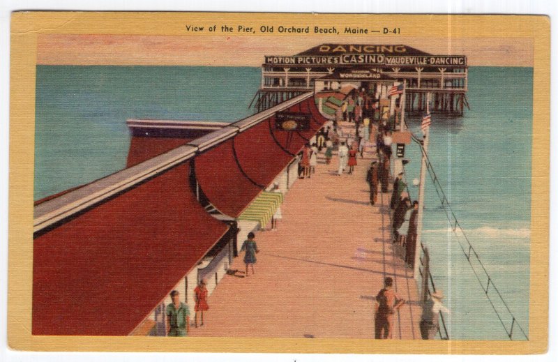 Old Orchard Beach, Maine, View of the Pier