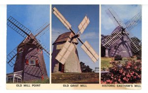 MA - Cape Cod, Eastham, Chatham & West Harwich. Windmills