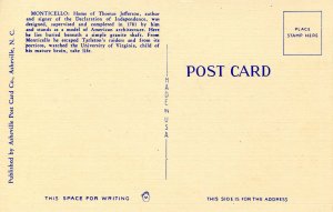 VA - Charlottesville. Monticello, Aerial View