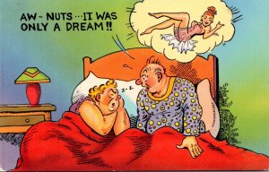 Humour Man Dreaming Of Sexy Girl Aw Nuts It Was Only A Dream