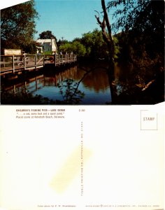 Children Fishing Pier, Lake Gerar Delaware (25185