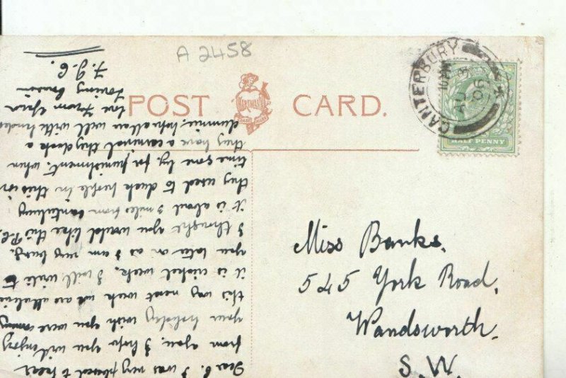 Kent Postcard - Ducking Stool - Fordwich - Near Herne Bay - Ref 15825A