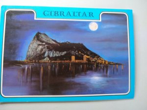 M-22523 The Rock at Night El Peñón de Noche Gibraltar British Overseas Territory