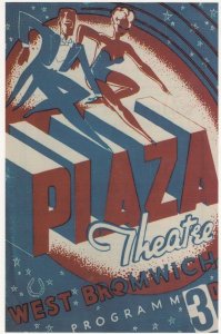 Musical Variety Fred Astaire Style Dancing Plaza West Bromwich Theatre Poster...