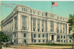 The Municipal Building, Pennsylvania Ave, Washington DC Vintage Postcard