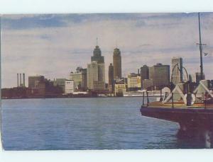 Pre-1980 PANORAMIC VIEW Detroit Michigan MI hp4192