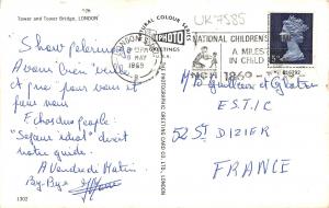 uk7585 tower and tower bridge london  uk