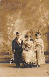 Real Photo Midgets Postcard