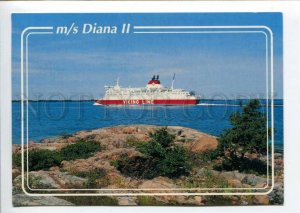 402200 FINALND Viking Line ship Diana II RPPC sea ship post