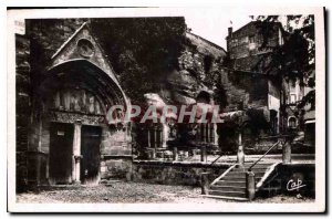 Postcard Old Saint Emilion Monolithic Church Part South