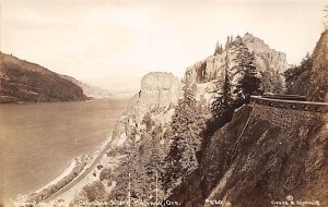 Inspiration Point real photo - Columbia River Highway, Oregon OR  