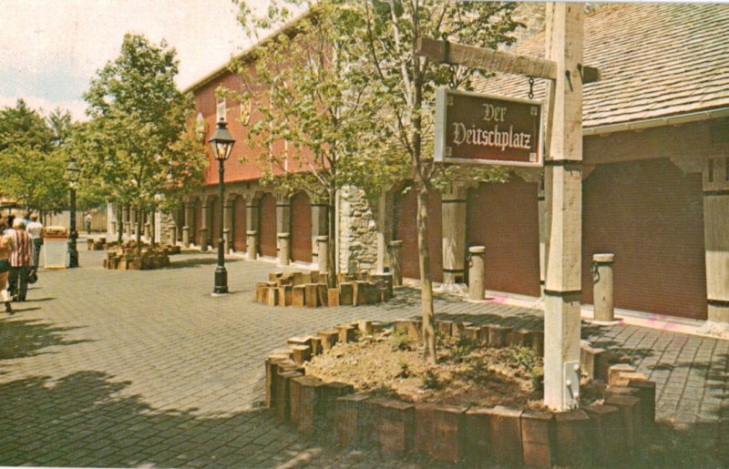 Der Deutsch Platz (Pennsylvania Dutch Place) at HersheyPark in Hershey, PA