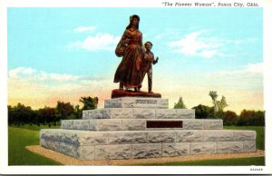 Oklahoma Ponca City The Pioneer Woman Memorial Curteich