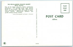 c1960s Barre, VT Wells-lamson Granite Quarry Green Mountain Stone Blocks PC A221