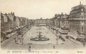 France bordeaux les allees de tourny avenue Postcard
