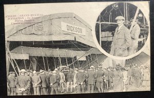 Mint France Real Picture Postcard Angers Grand Aviation Meeting Farman Biplane