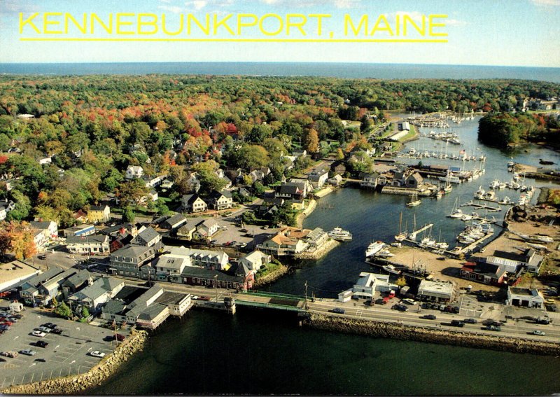 Maine Kennebunkport Aerial View