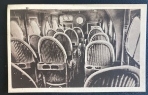 Mint France Real Picture Postcard Interior Of A Bar Bleriot Airplane 15 Passing