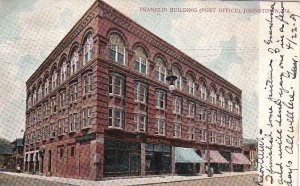 Postcard Franklin Building Post Office Johnstown PA