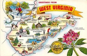 Greeting From West Virginia, USA Unused 