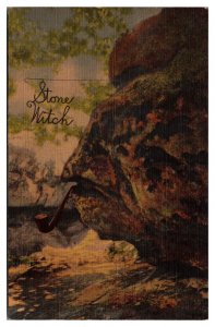 1938 The Stone Witch, Rock City Gardens, Lookout Mountain, TN Postcard