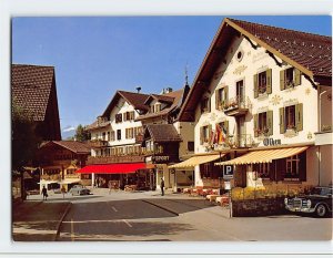 Postcard Dorfstrasse, Gstaad, Switzerland