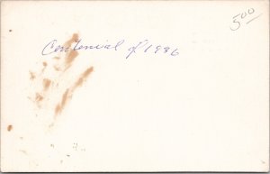 1936 Centennial Parade Float Johnstons Handsome Men Soldiers Postcard A30