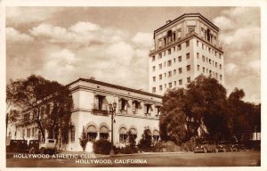 RPPC HOLLYWOOD ATHLETIC CLUB Los Angeles, California c1920s Vintage Postcard