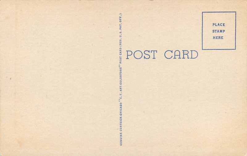 United States Baltimore Maryland Post Office and Court House Linen Postcard