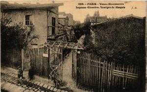 CPA PARIS 18e MONTMARTRE Impasse Girardon. Vestiges du Maquis (539796)