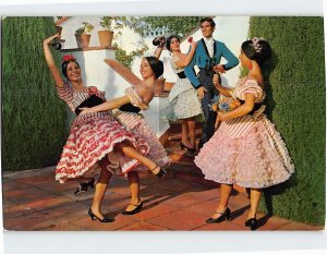 Postcard Spanish dance, Paco De Lucio y su Fiesta Ballet, Spain