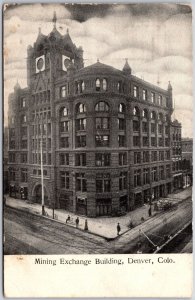 1907 Mining Exchange Building Denver Colorado CO Posted Postcard
