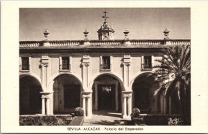 Spain Sevilla Alcazar Palacio del Emperador Seville Vintage Postcard 09.06