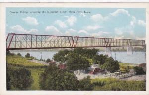 Iowa Sioux City Omaha Bridge Crossing Misouri River