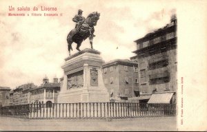 Italy Livorno Monumento a Vittori Emanuele II