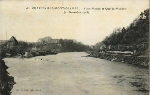 CPA CHARLEVILLE Mont-Olympe - Vieux Moulin et Quai du Moulinet (135396)