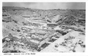 BR101261 aboukir general view of the ruins real photo   egypt africa