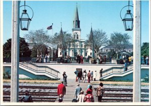 Postcard LA New Orleans - St. Louis Cathedral at Jackson Square