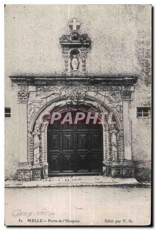 Melle - Gate of the Hospice - Old Postcard