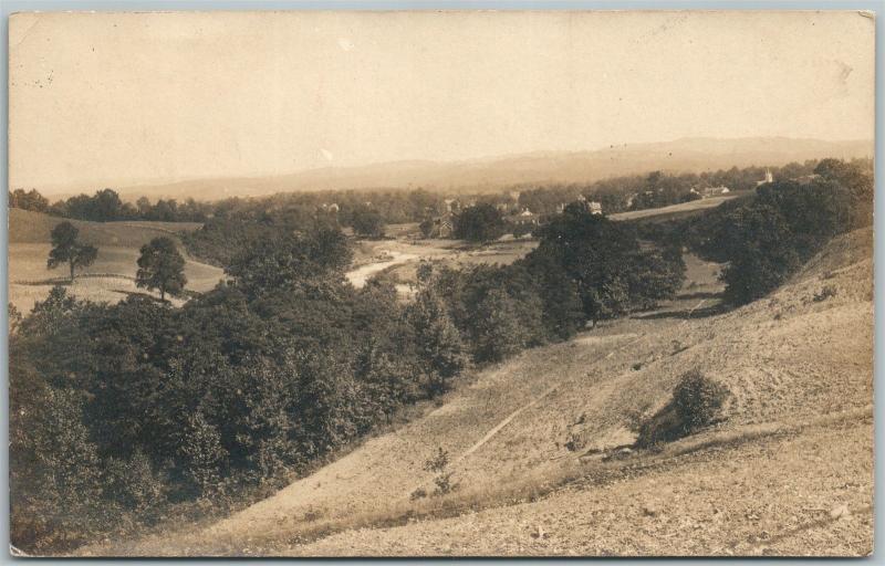 ROUNDTOP MOUNTAIN Greene County NY ANTIQUE REAL PHOTO POSTCARD RPPC 