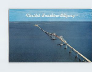 Postcard Florida's Sunshine Skyway USA