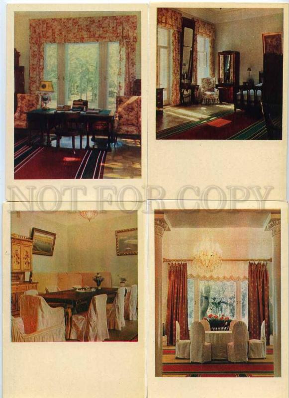 228728 RUSSIA 1962 Lenin Museum in Gorki Set of 16 postcards