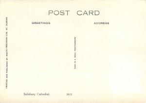 Salisbury Cathedral England RPPC Postcard