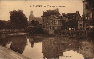 CPA LISIEUX - Vue sur la Touque (140696)